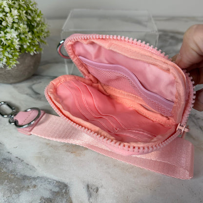 Rue - Nylon Wristlet Wallet - Pink Strawberry Daisy