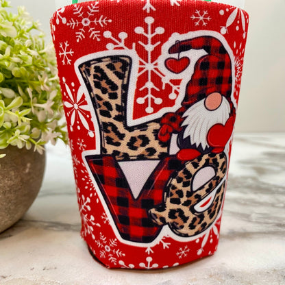 Neoprene Cup Holder Can Koozie Tumbler - Gnome Love