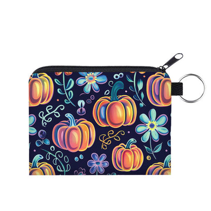 Mini Pouch - Glowing Pumpkins