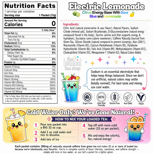 Electric Lemonade (Caffeine-Free)
