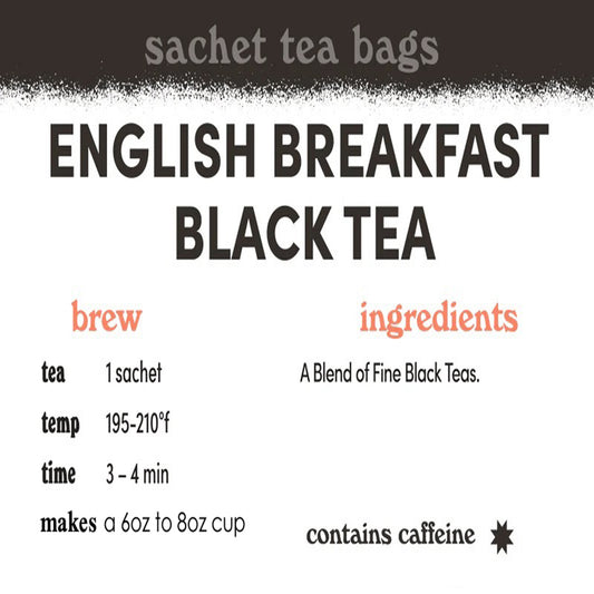 English Breakfast Black Tea - Sachets / Teabags