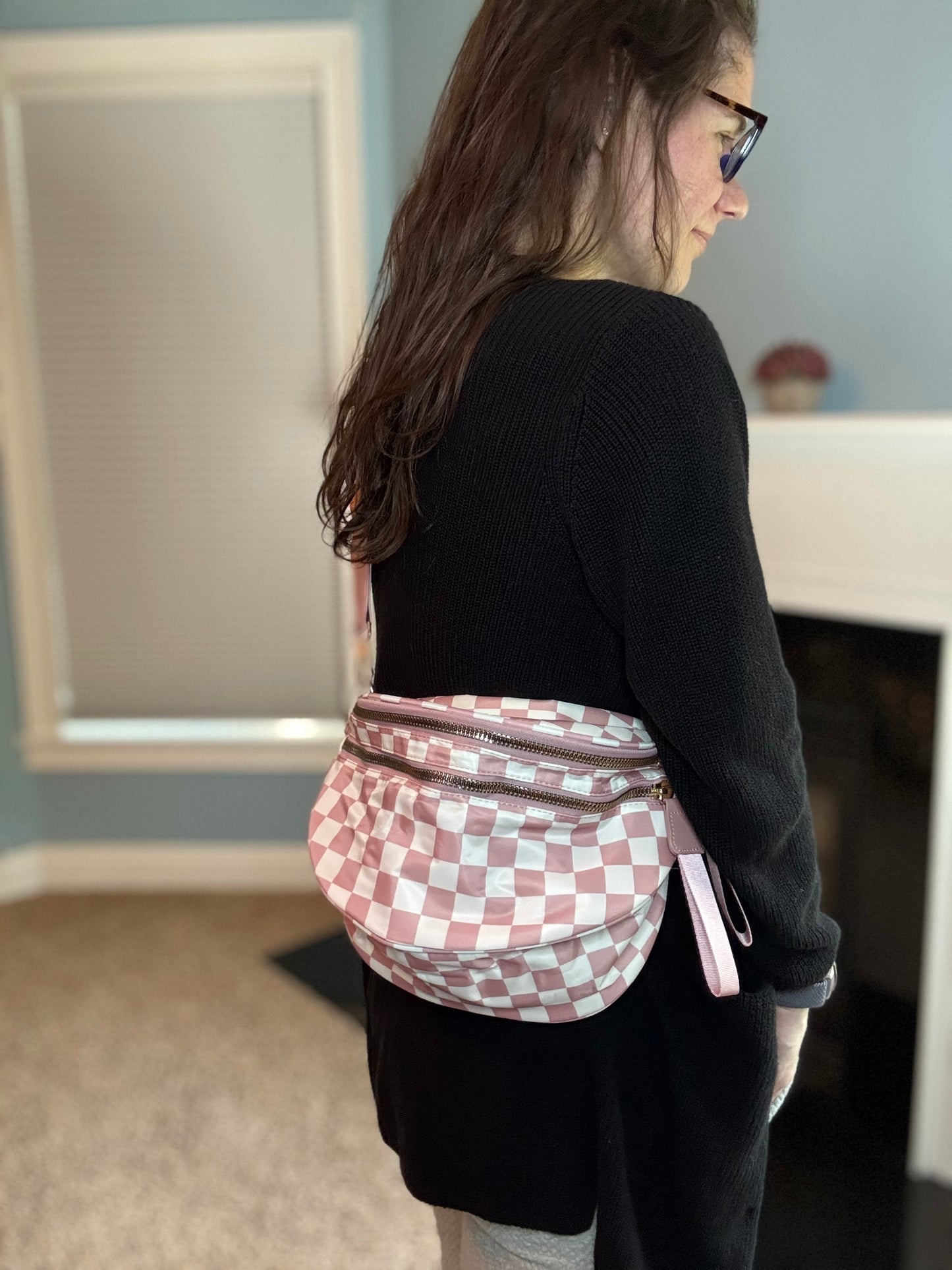 Roni - Nylon Crossbody - Light Pink