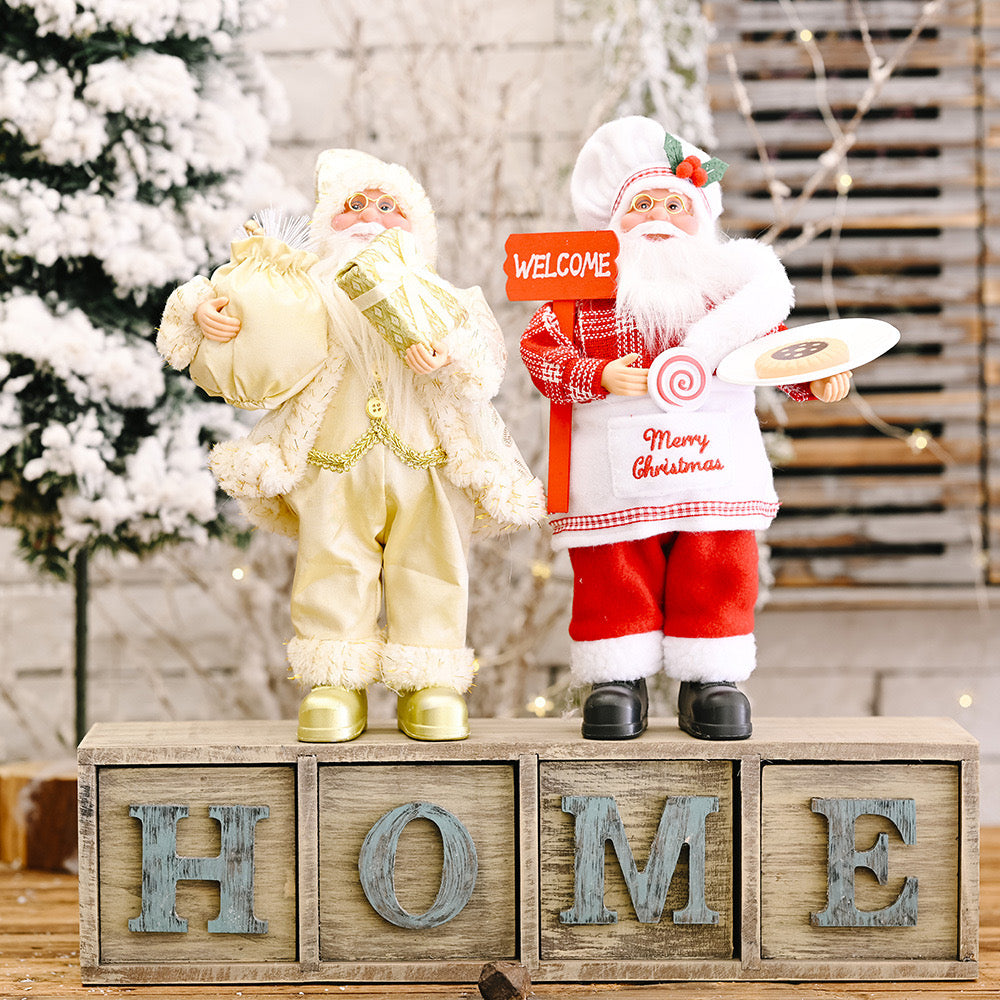Santa Decor - Holiday Christmas