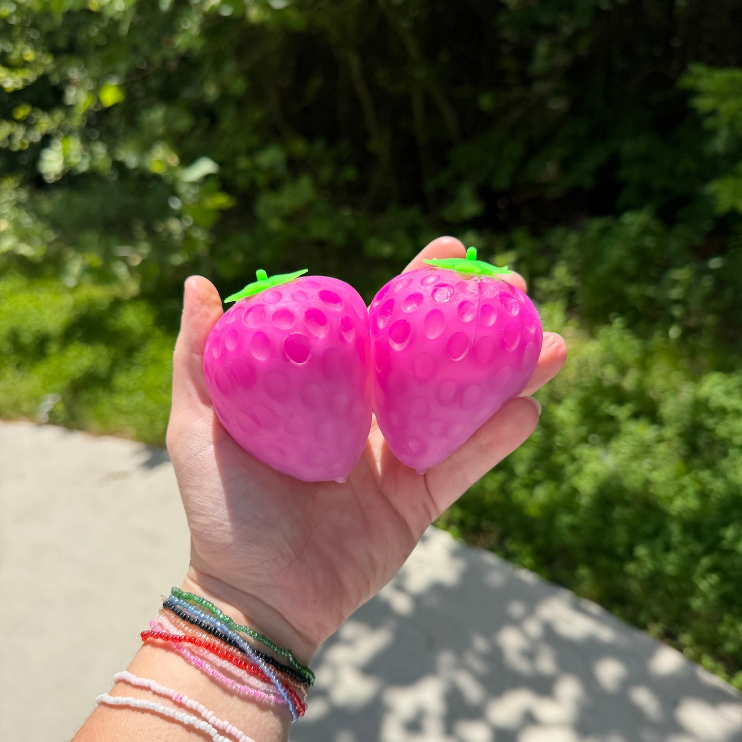 Squishy Toy - Sunlight Color Changing Strawberry