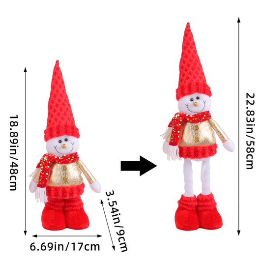 Telescopic Standing Christmas Decor - Red - PREORDER 10/3-10/6