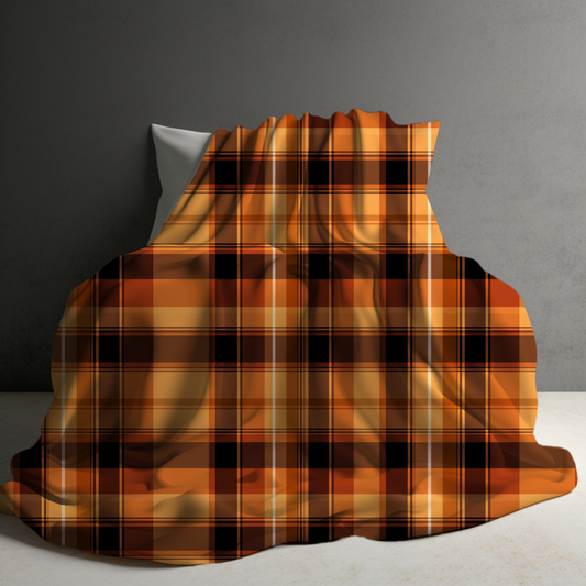 Blanket - Halloween - Plaid #1 - PREORDER 7/29-8/1