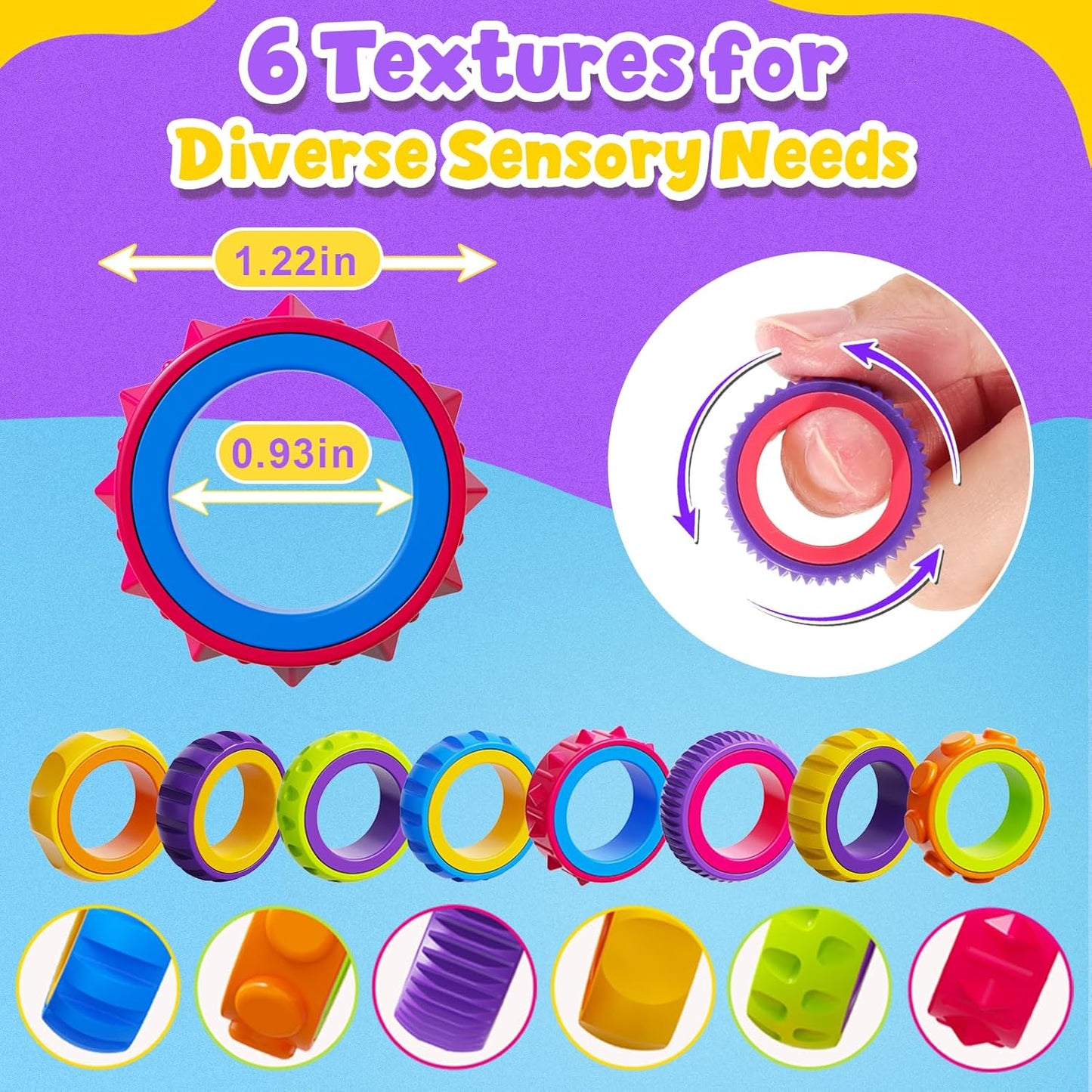 Fidget Spinner Ring MN