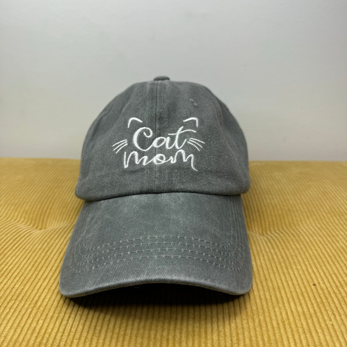 Hat - Cat Mom - Grey