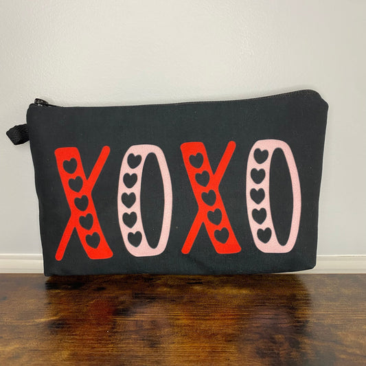 Pouch - Valentine’s Day - XOXO Black