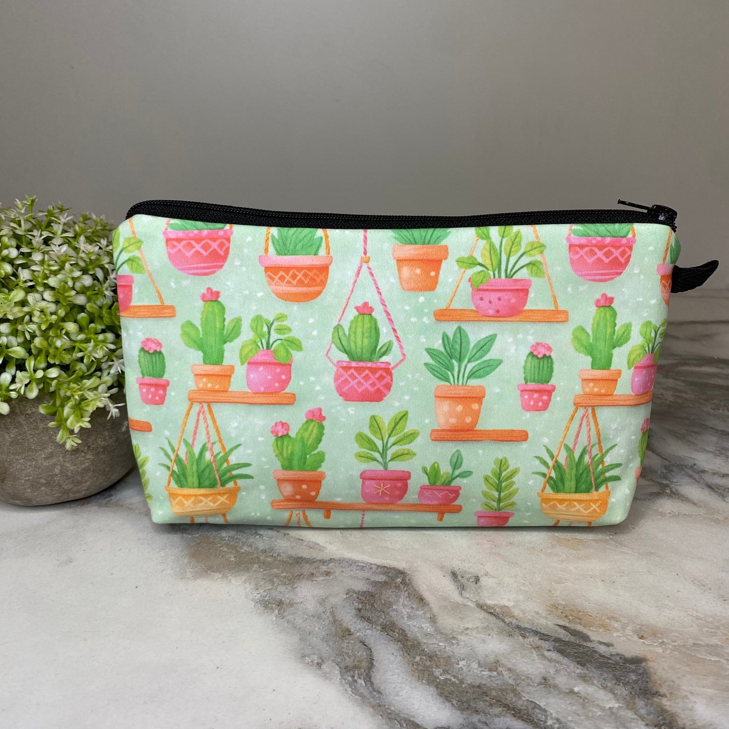 Pouch - Plant Cactus on Mint