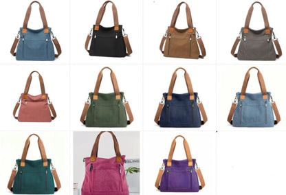 Caitlin - Canvas Satchel - PREORDER 6/30-7/3