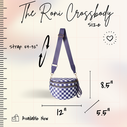 Roni - Checkered - Nylon Crossbody