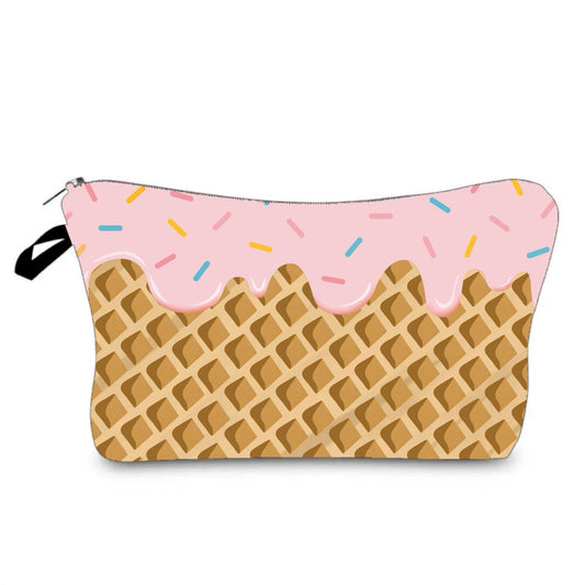 Pouch - Ice Cream Cone Light Pink