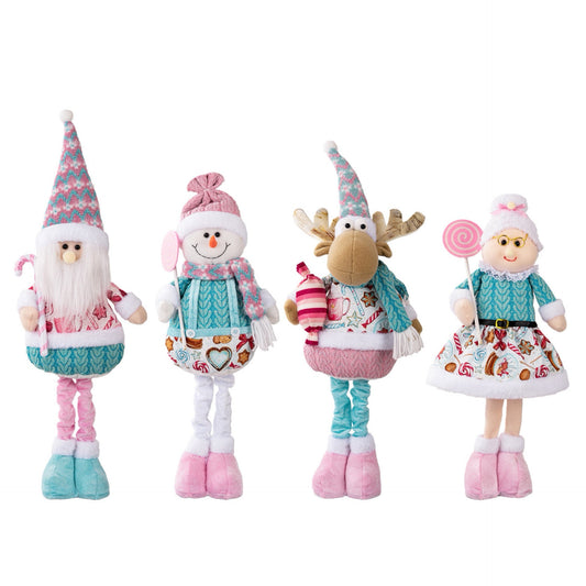 Telescopic Standing Christmas Decor - Pink & Blue - PREORDER 10/3-10/6