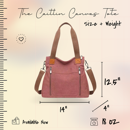 Caitlin - Canvas Satchel - PREORDER 6/30-7/3