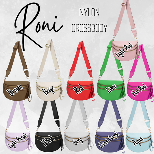 Roni - Solids - Nylon Crossbody - PREORDER 8/6-8/9