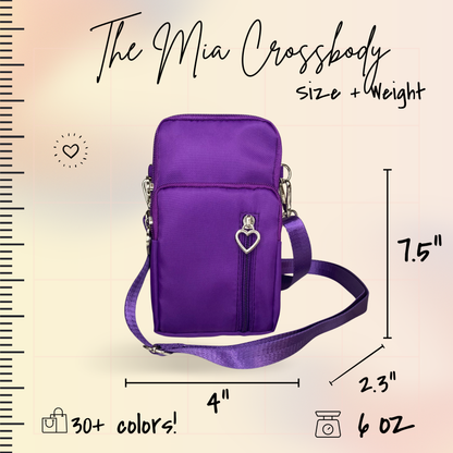Mia Crossbody Nylon Wallet