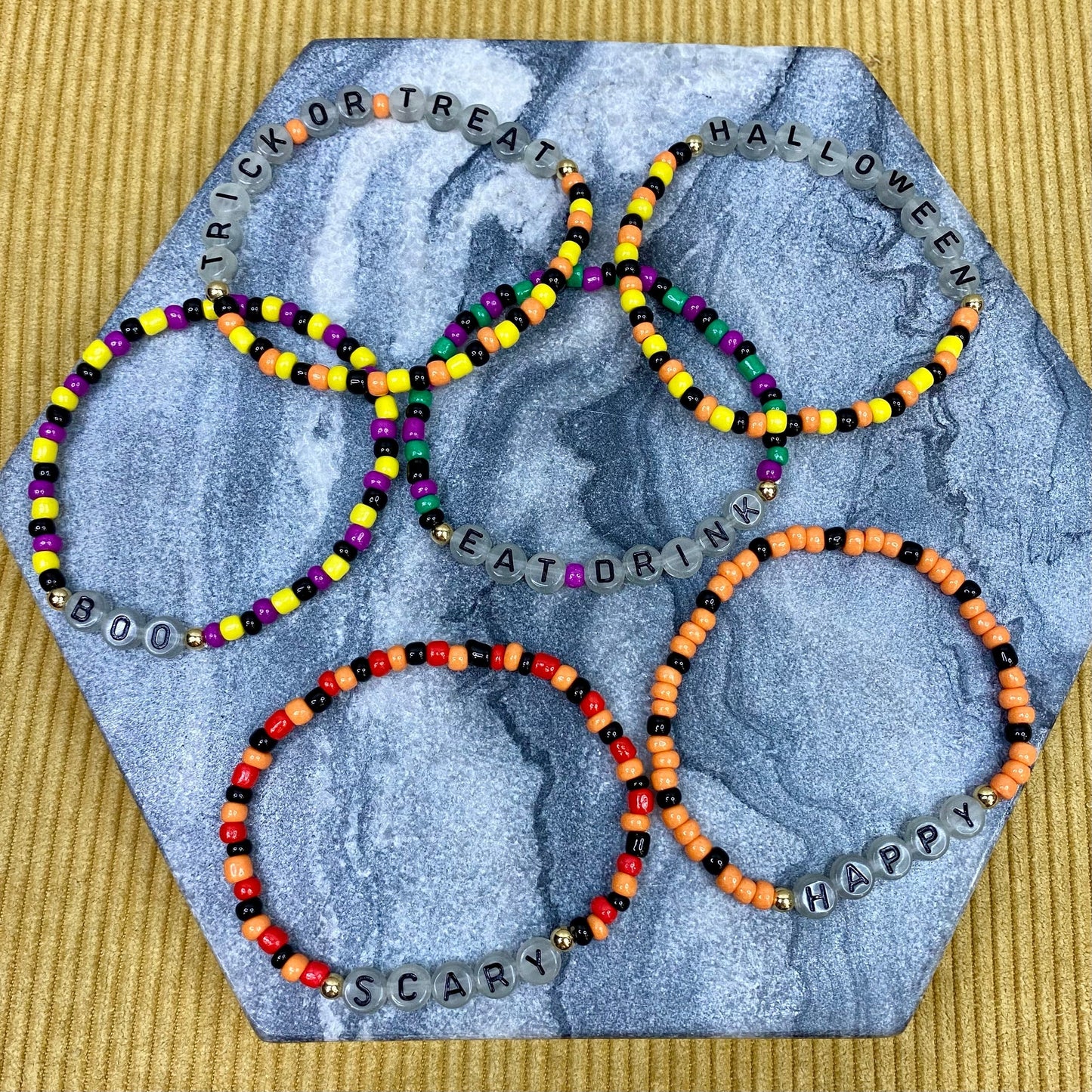 Bracelet - Halloween Beads