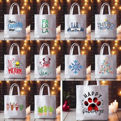 Tote Bag - Christmas & Hanukkah - PREORDER 10/5-10/8