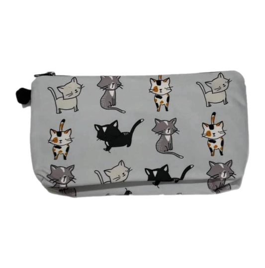 Pouch - Cats on Blue MN