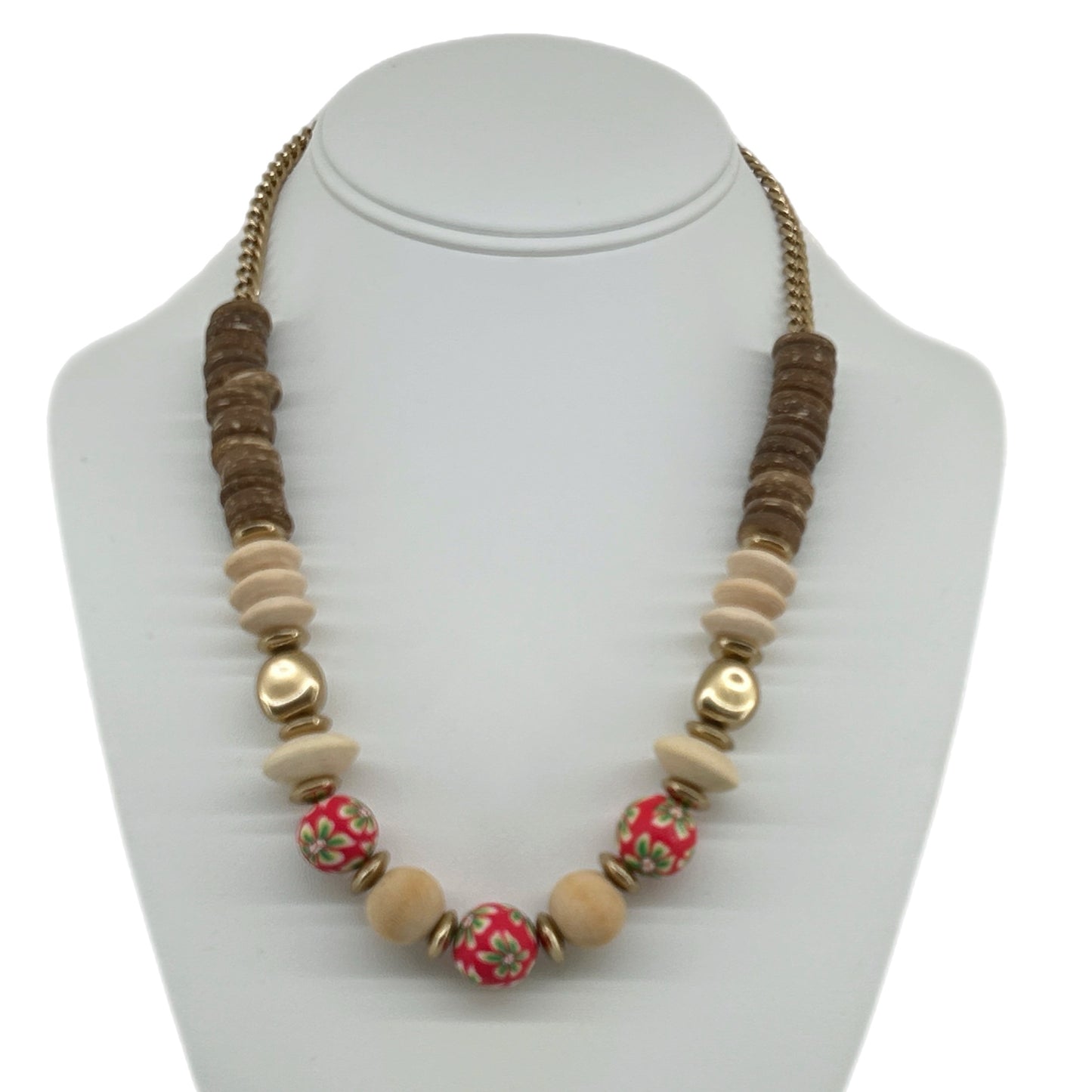 Multi-Textured Necklace 21" long MNC