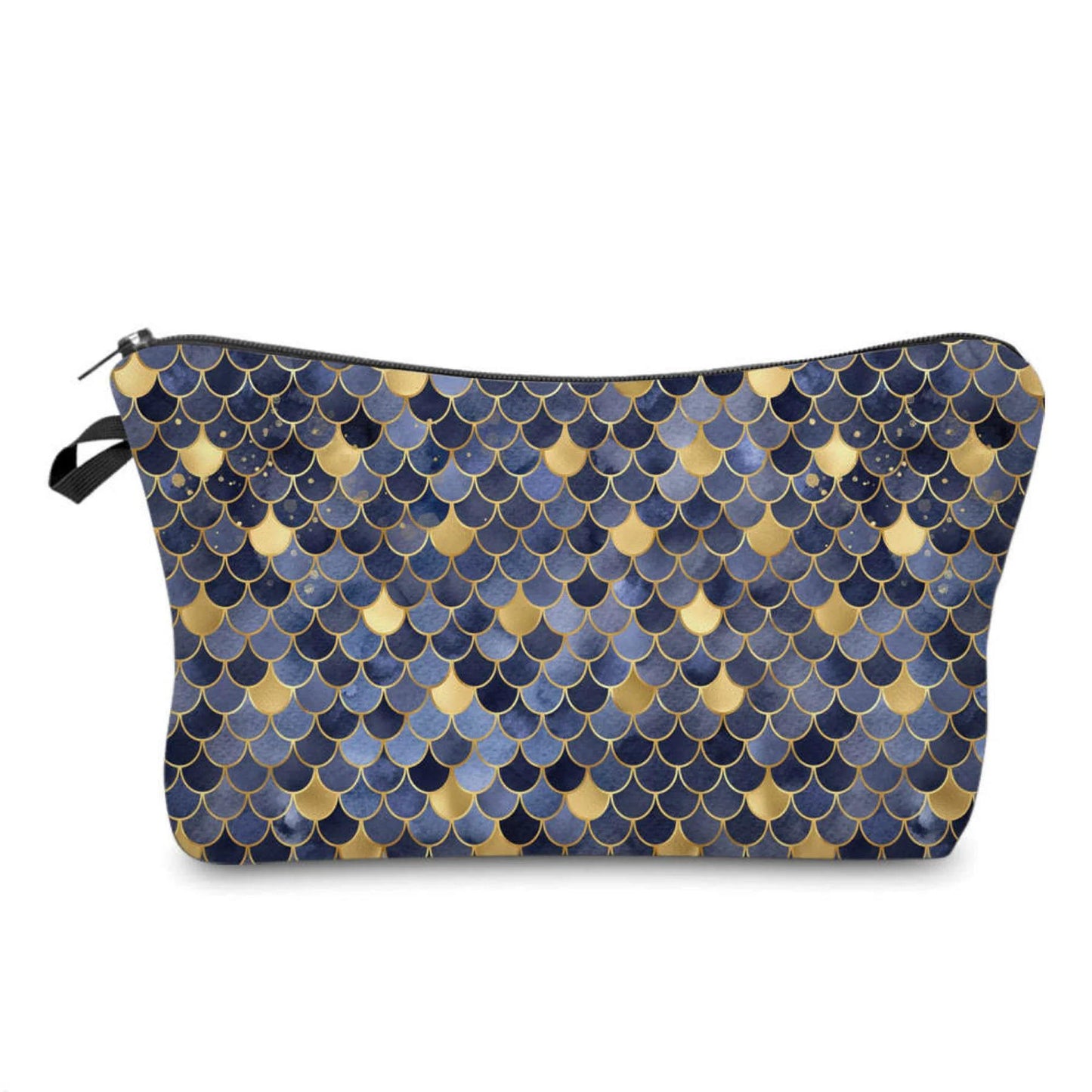 Pouch - Blue and Gold Mermaid Scales MNC