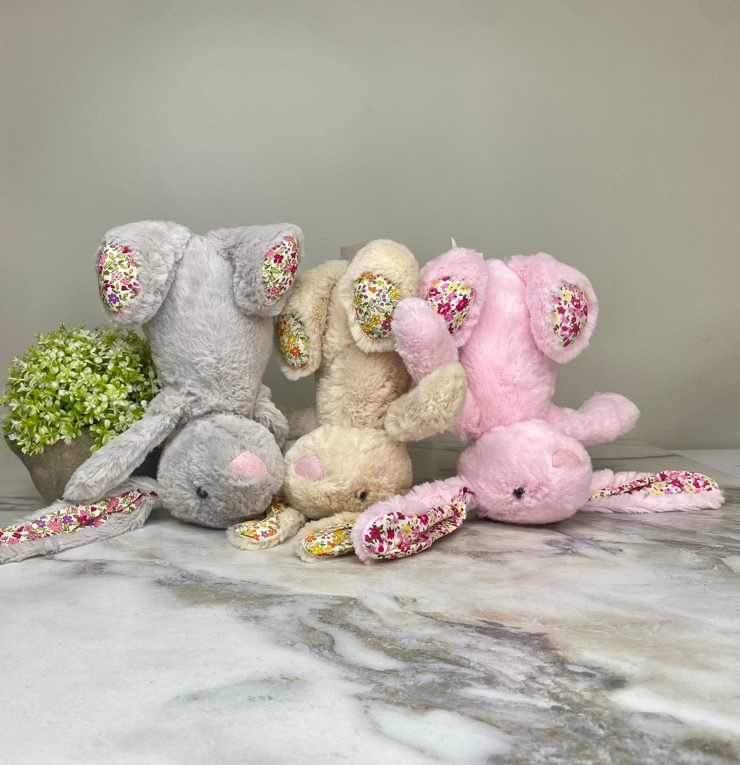 Bunny Floral Plush - Easter