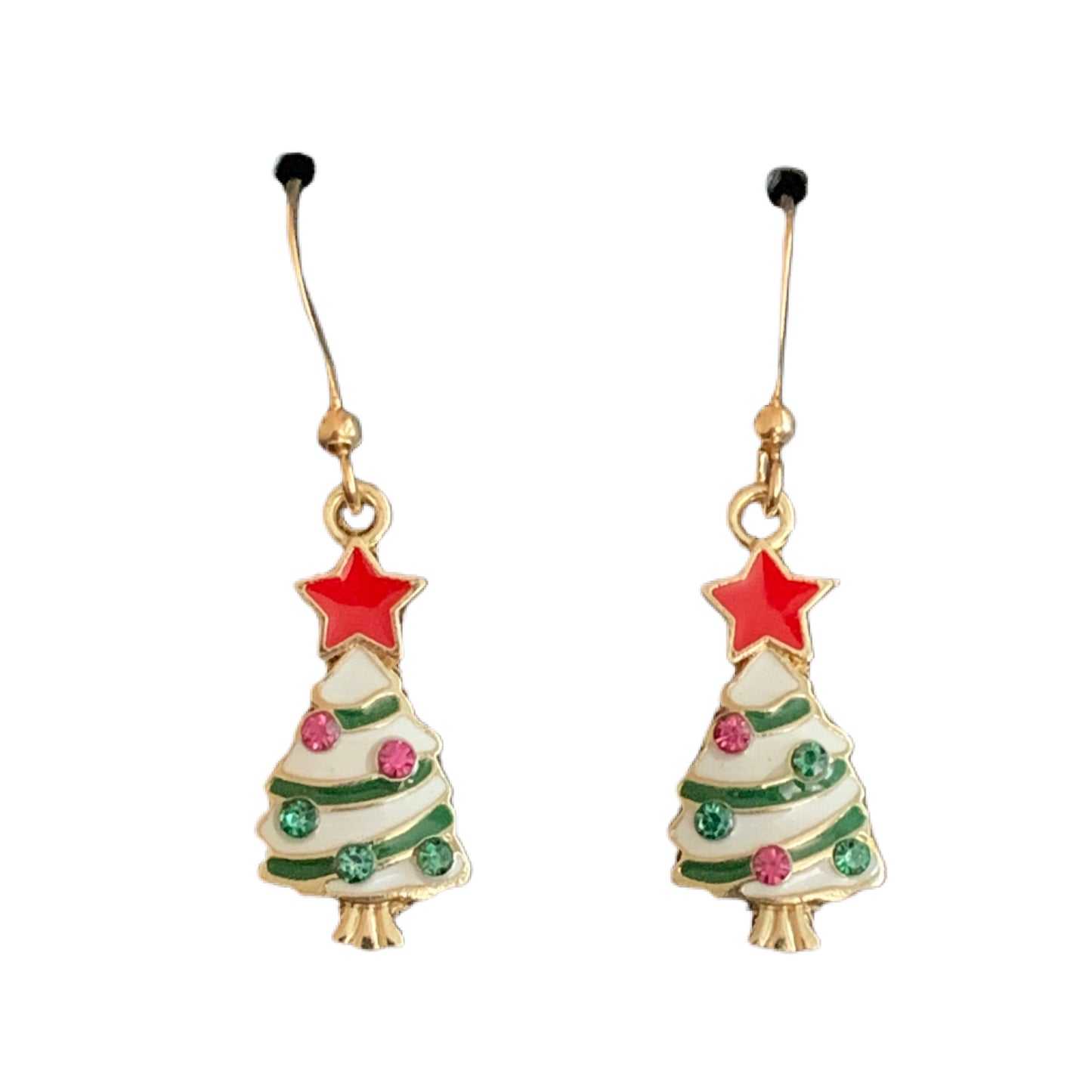 Christmas Tree Dangle Drop Earring #1 MNC