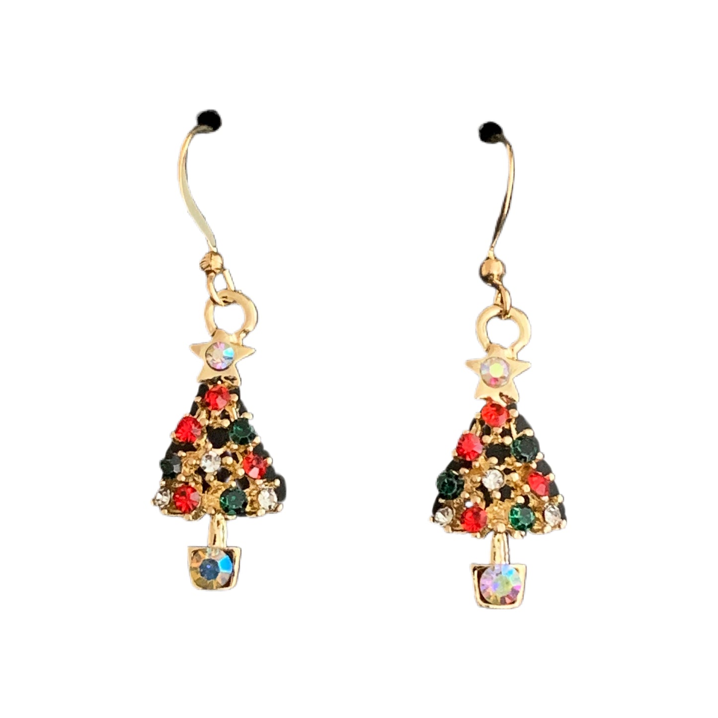 Christmas Tree Dangle Drop Earring #3 MNC
