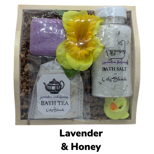 Lavender and Honey Bath Salt Set MNC