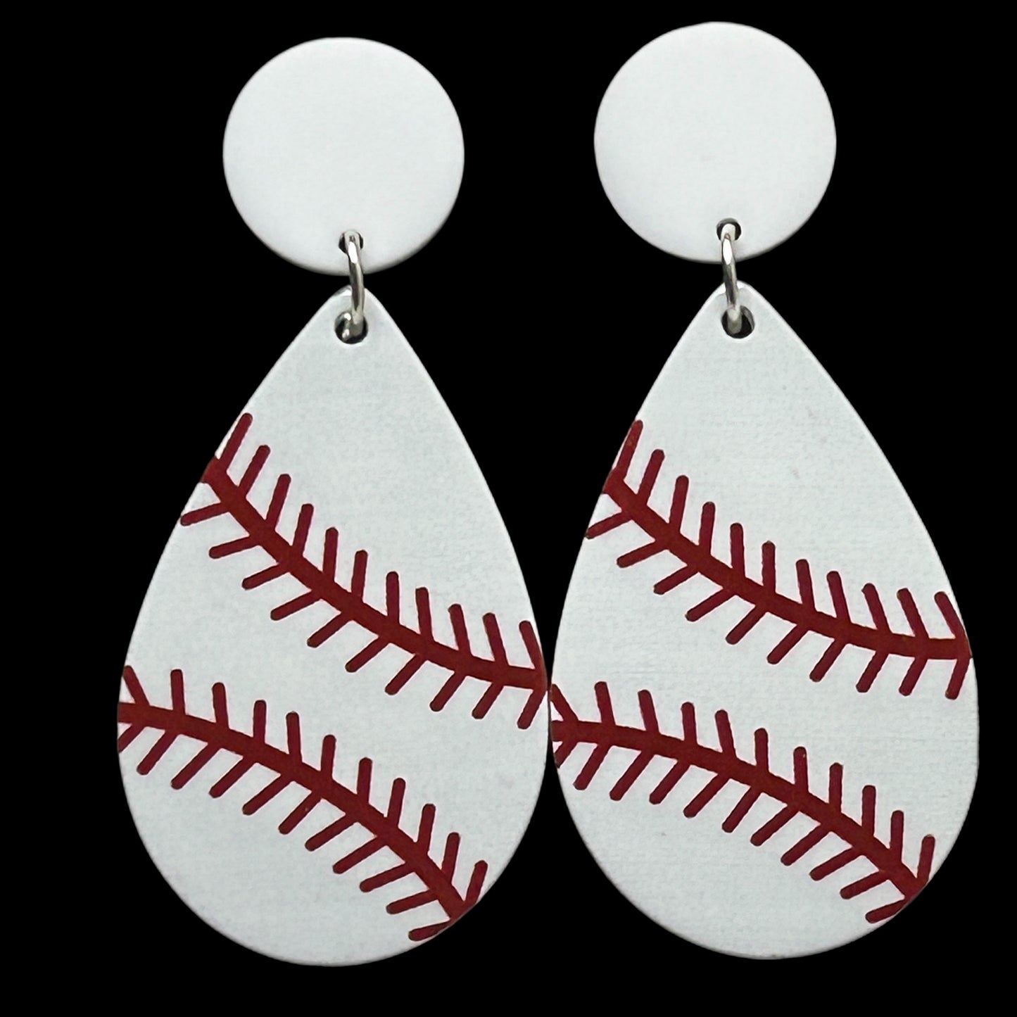 Baseball Resin Earrings MNC