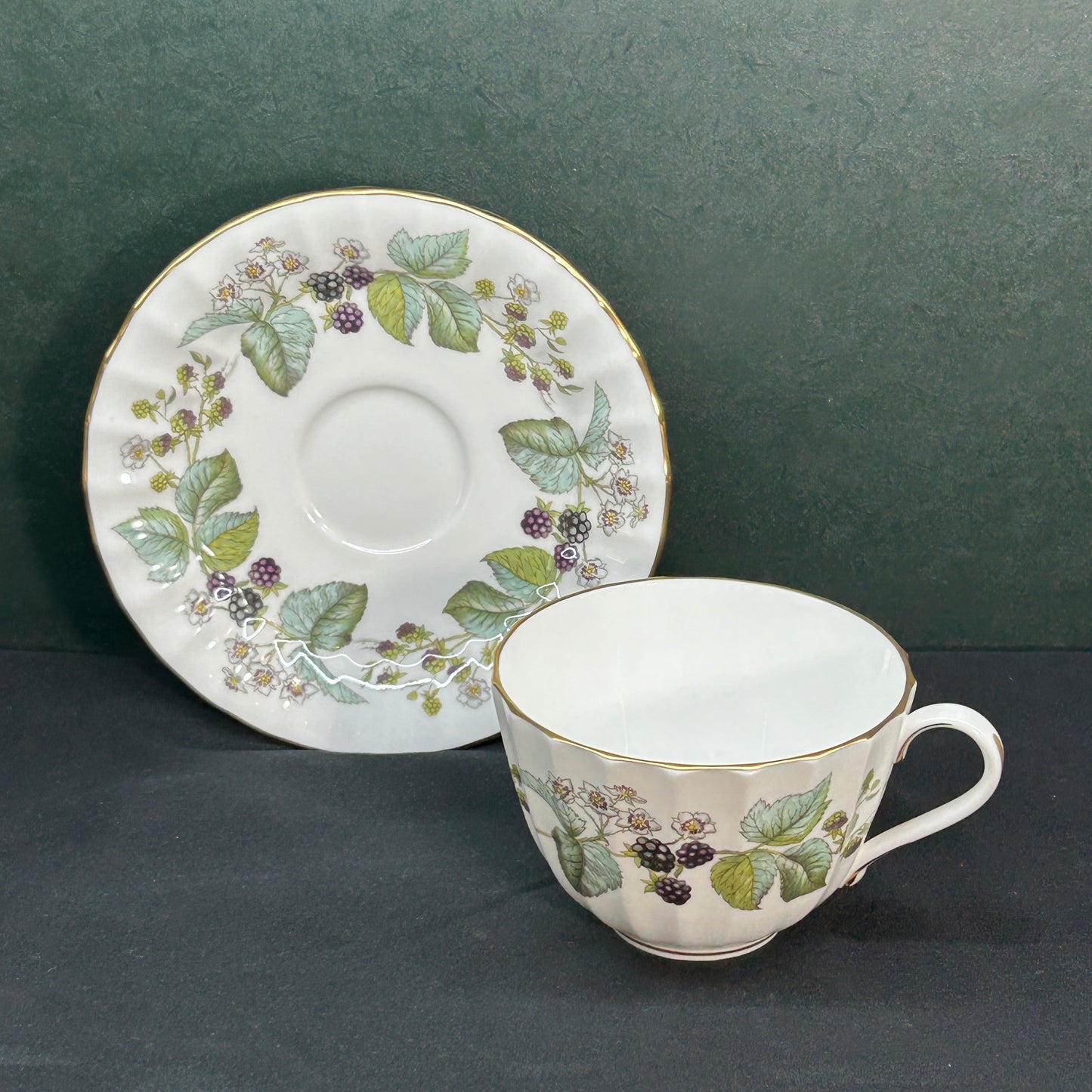 Royal Worchester Lavinia Fine Bone China Teacup and Saucer