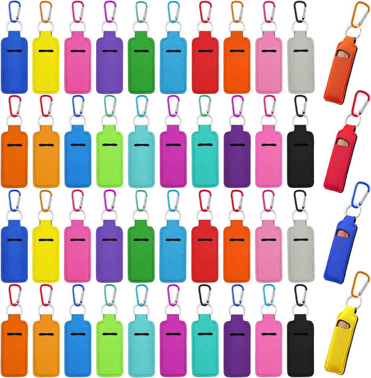 Solid Keychain Holder with Lip Balm MN