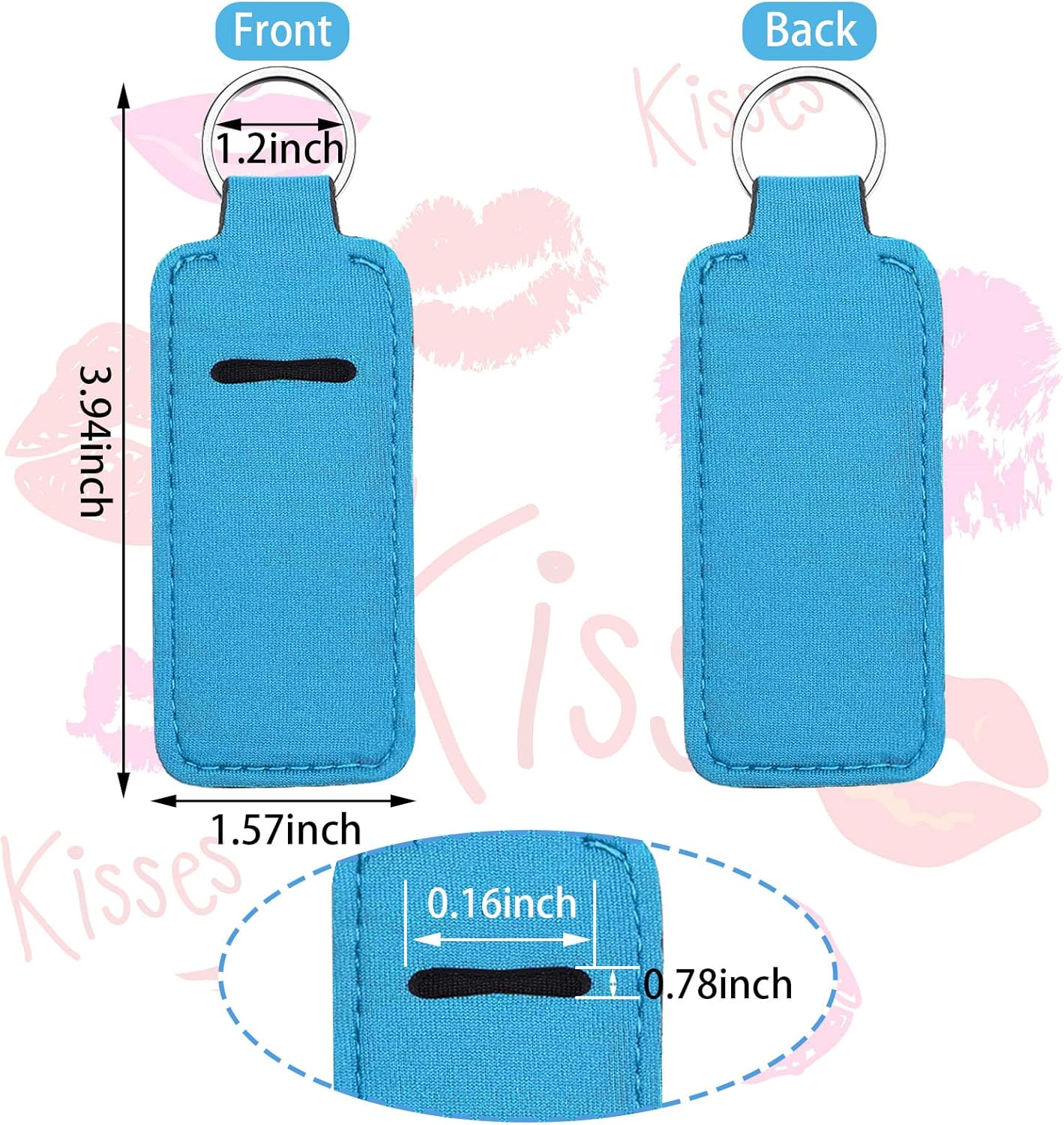 Solid Keychain Holder with Lip Balm MN