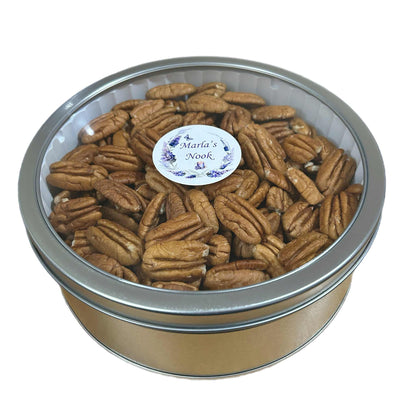 Mammoth Pecans Gift Tin 2 lb