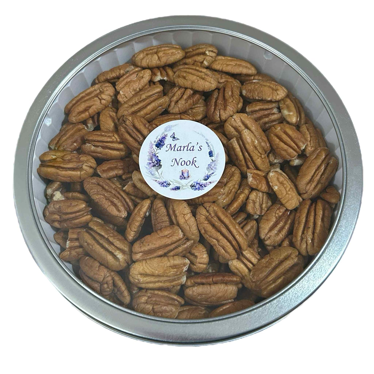 Mammoth Pecans Gift Tin 2 lb