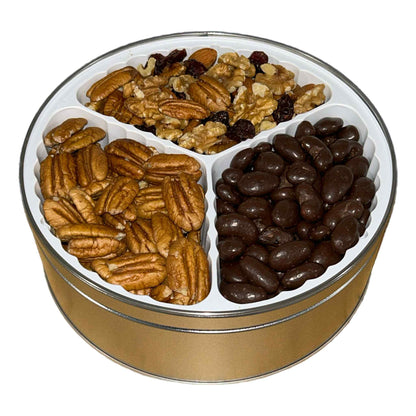 Pecan, Bridge & Berry Mix Gift Tin 2 lb