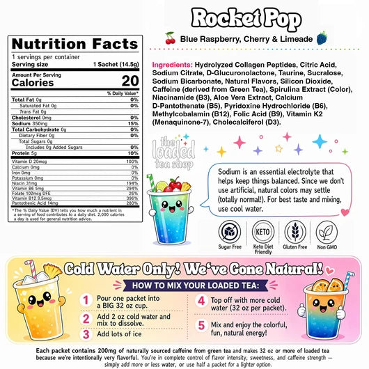 Rocket Pop (Collagen + Protein)