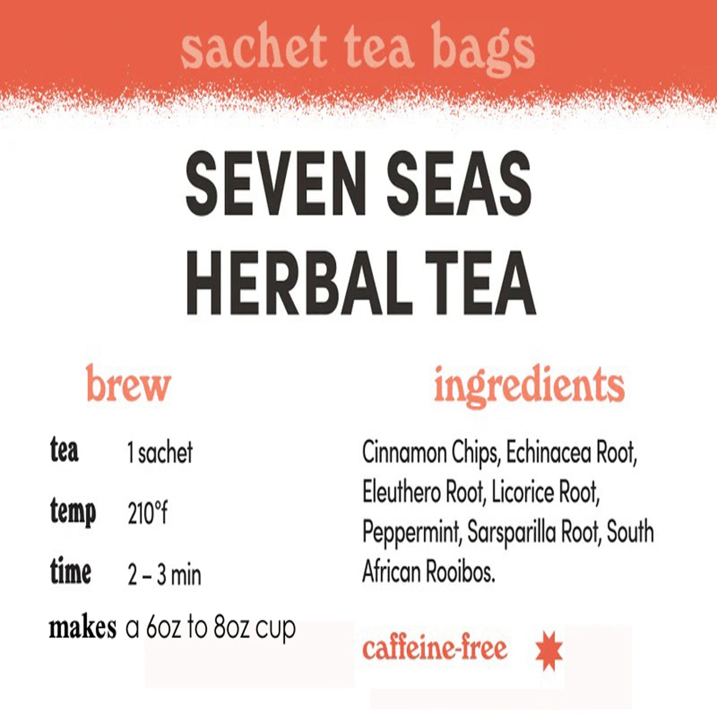 Seven Seas Herbal Tea- Sachets / Teabags