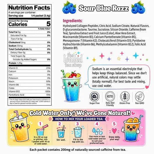 Sour Blue Razz (Collagen + Protein)