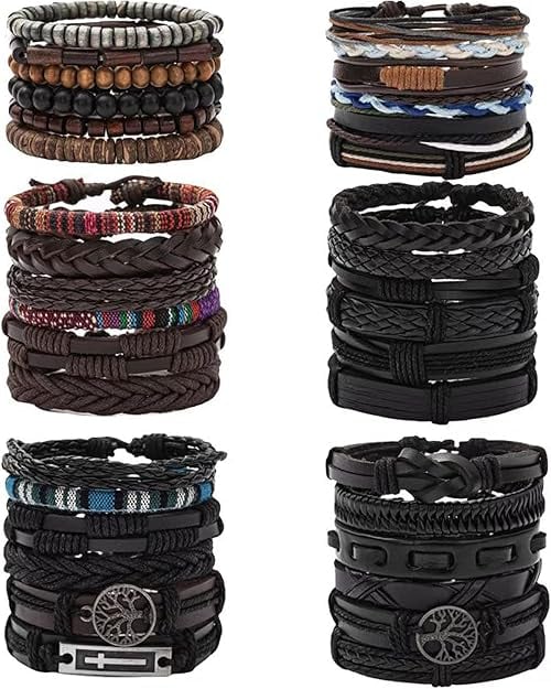 Men's Boho 200 Multi-layer Leather Bracelet MN