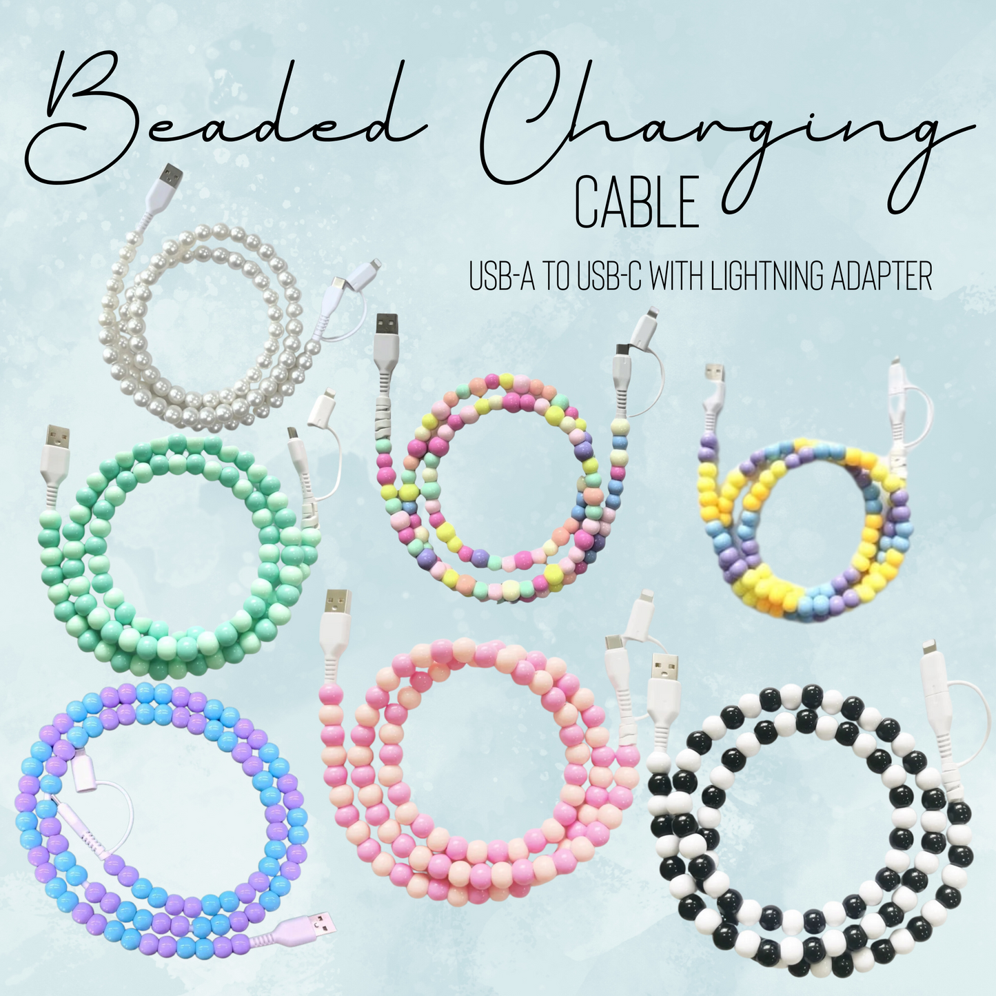 Charging Cord - Beaded