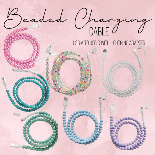Charging Cord - NEW Beaded