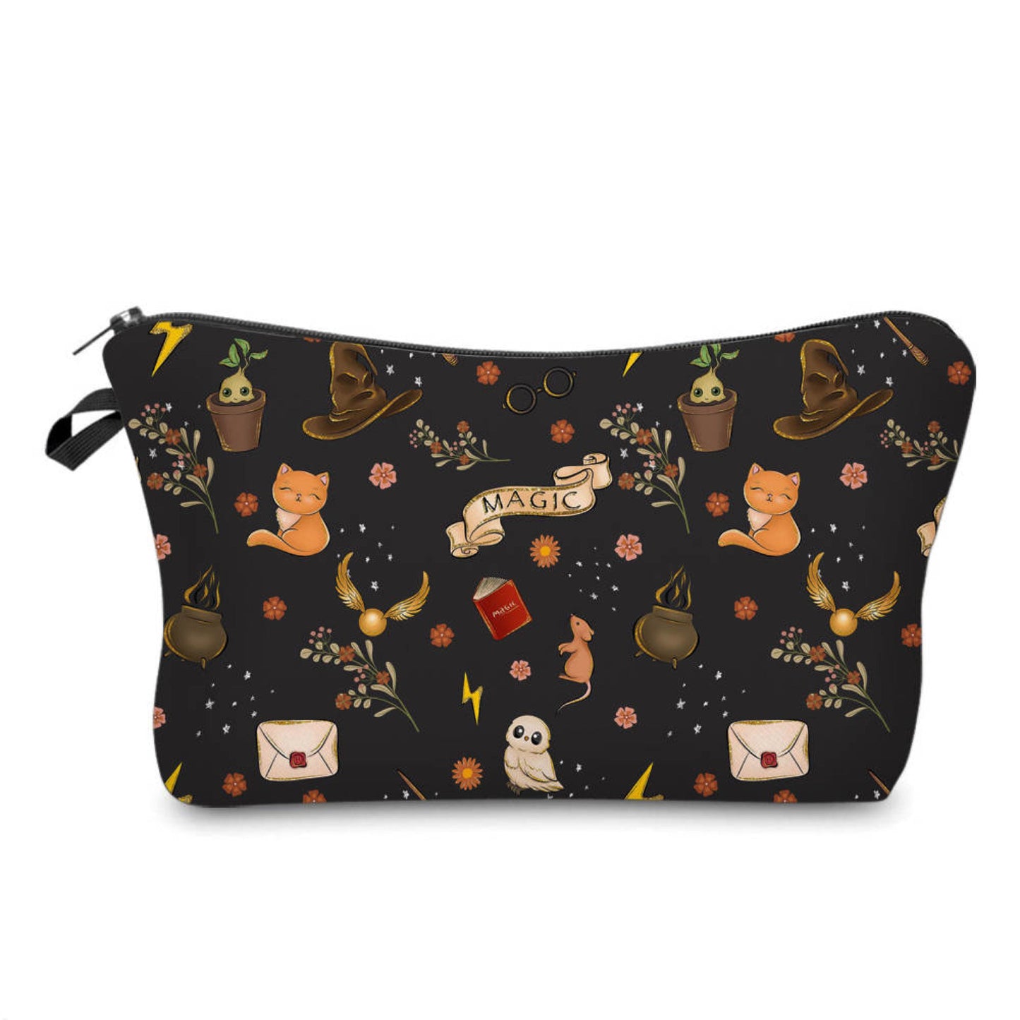 Pouch - Magic Things on Black MN
