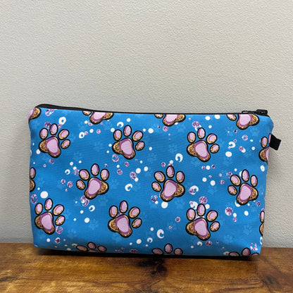 Pouch - Dog, Lavender Paw Prints MNC