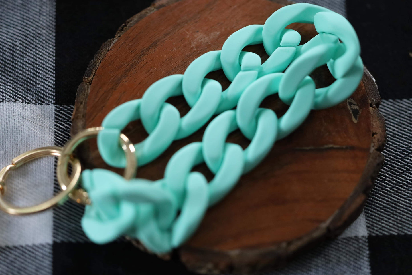 Keychain - Link Bracelet with Tassel