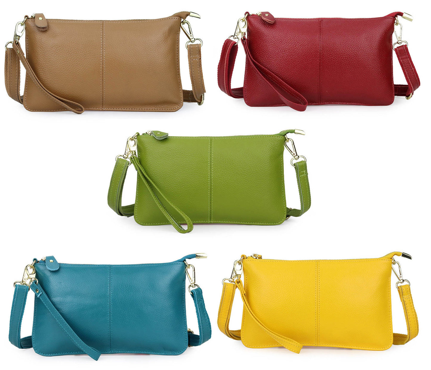 Megan Clutch Crossbody - Genuine Leather