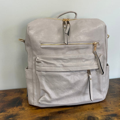 Brooke Backpack - Light Grey