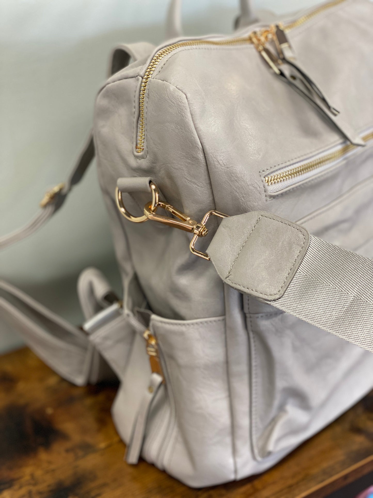 Brooke Backpack - Light Grey