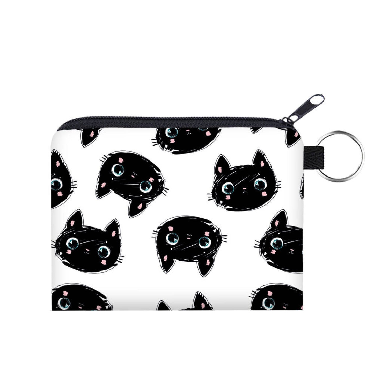 Mini Pouch - Black Cat Heads MNC
